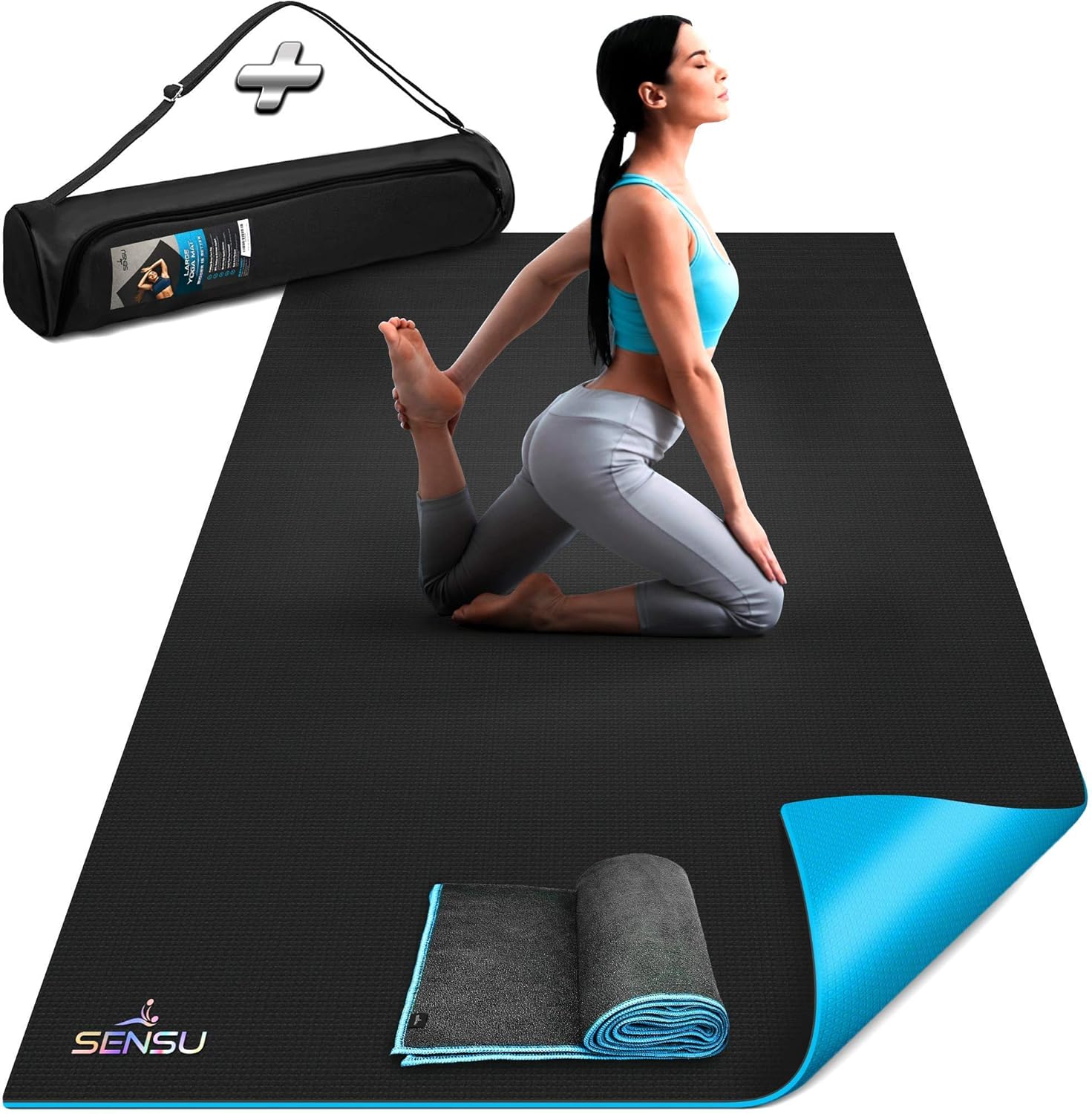 Pilates Yoga Hot - Extra Thick Non-Slip Yoga Mat for