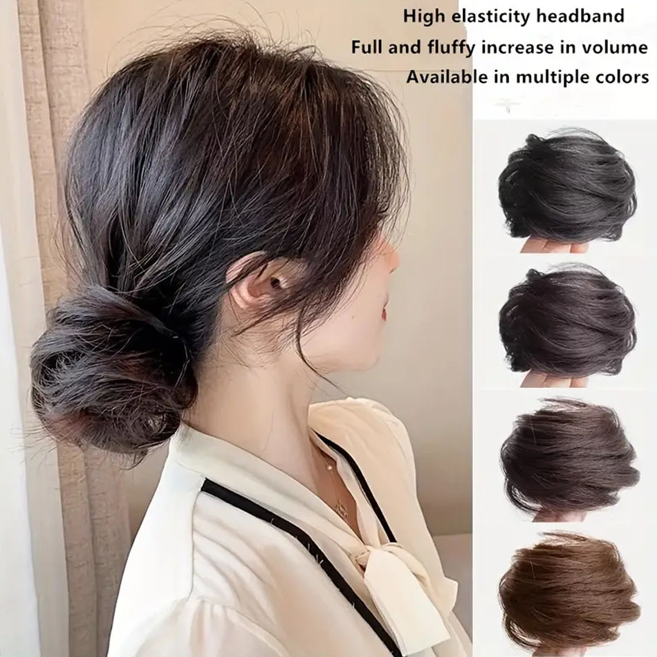 Pilates Yoga Gym - Easy Wear Synthetic Updo Wig Hair