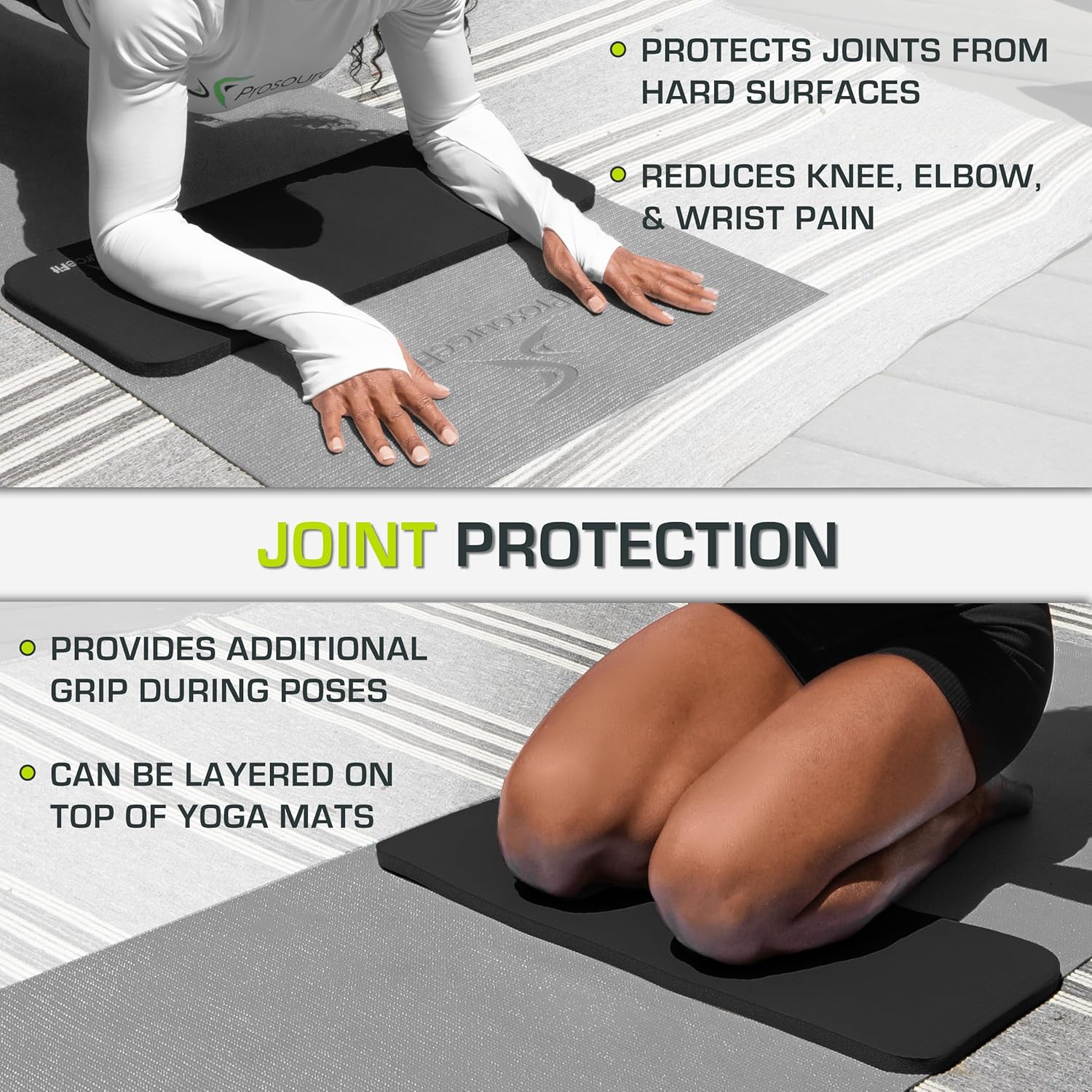 Extra Thick Yoga Knee Pad and  - Pilates Yoga Joint recension och pris