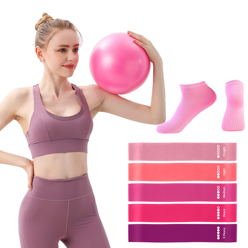 Pilates Ball Resistance Bands  - Pilates Yoga Ball Exercises recension och pris