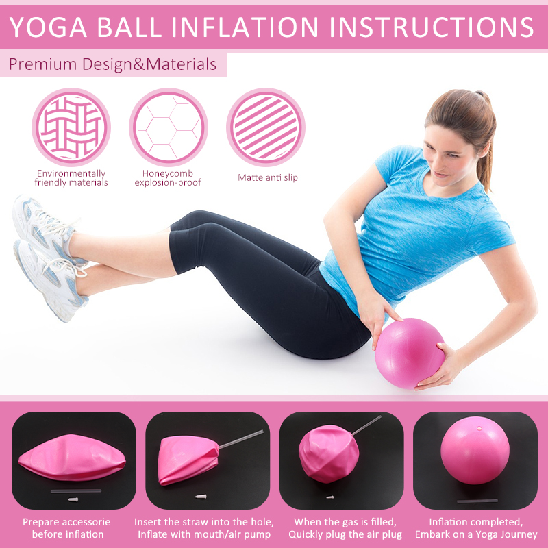 Pilates Ball Resistance Bands  - Pilates Yoga Ball Exercises recension och pris