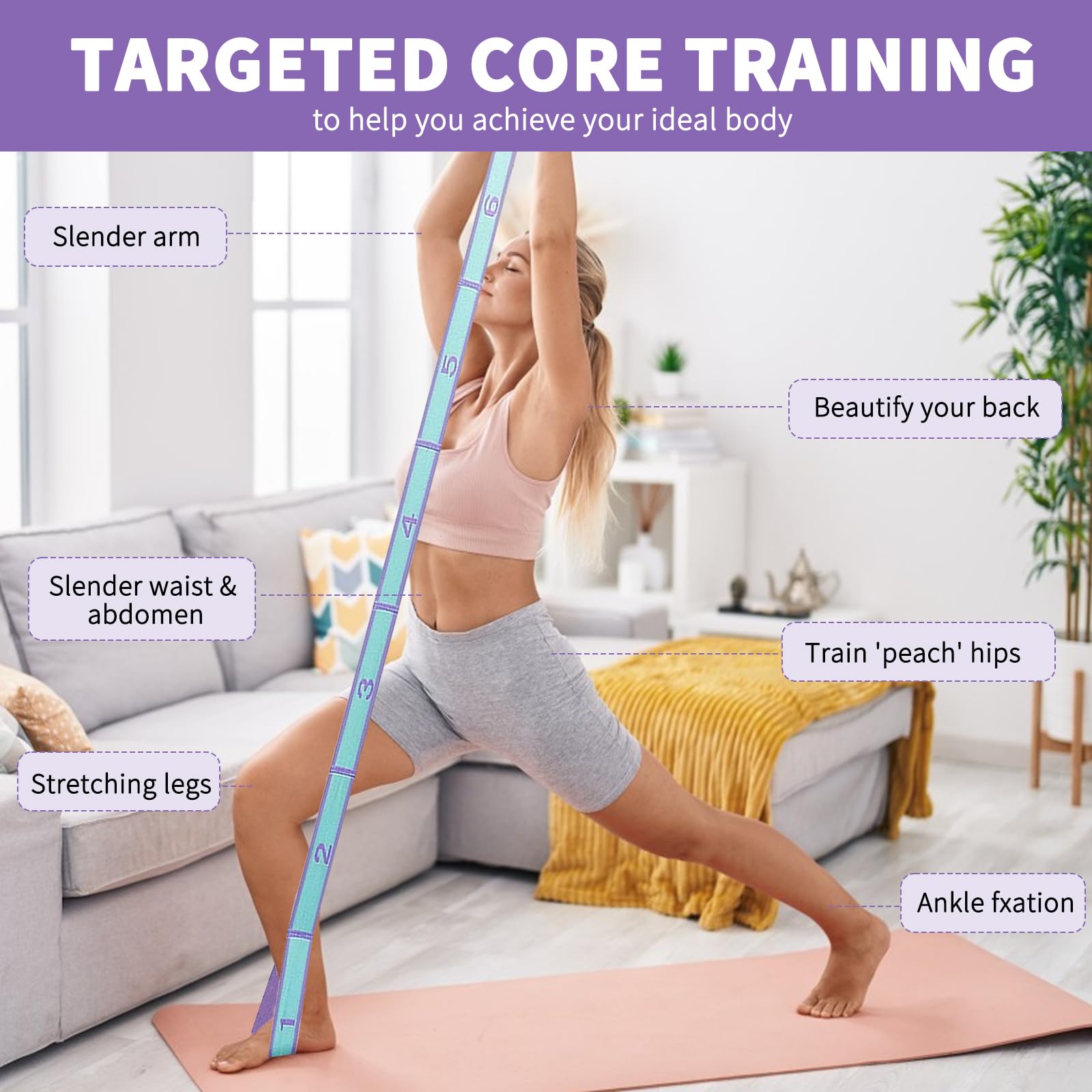 Slimming Resistance Band Yoga  - Pilates Yoga Hot recension och pris
