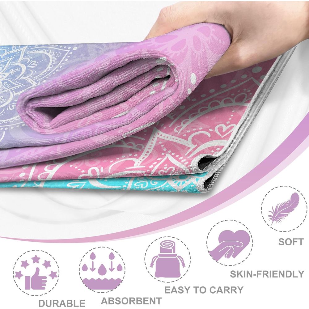 Gradient Mandala Print Absorbe - Pilates Yoga Hot recension och pris