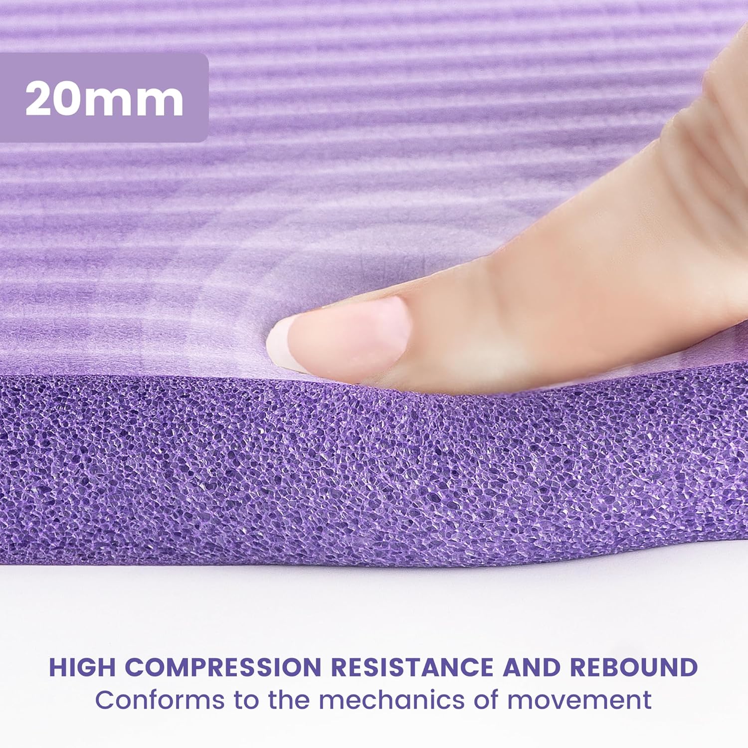 Extra-Thick Yoga Knee Pad Cush - Pilates Yoga Joint recension och pris