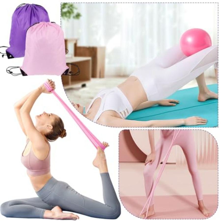 21 Pcs Pilates Ring Circle Set - Pilates Yoga Circle recension och pris
