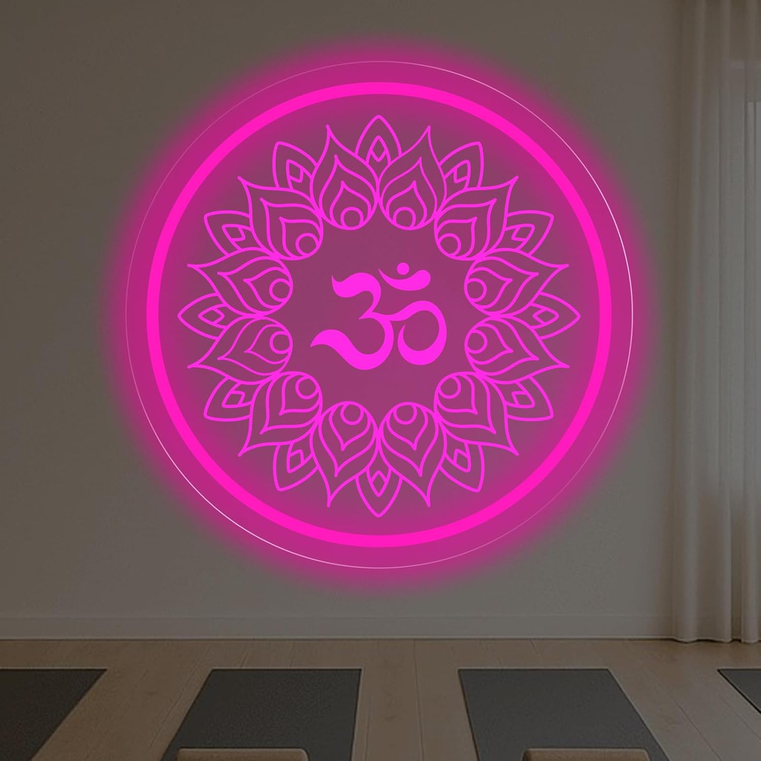Om Mandala Neon Sign USB Power - Pilates Yoga Studio recension och pris
