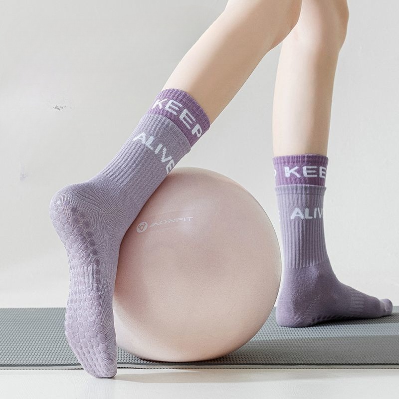 Women's Non-Slip Yoga Socks wi - Pilates Yoga Gym recension och pris