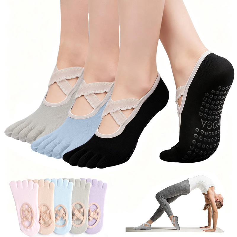 Ladies Non-Slip Pilates Socks  - Pilates Yoga Studio recension och pris