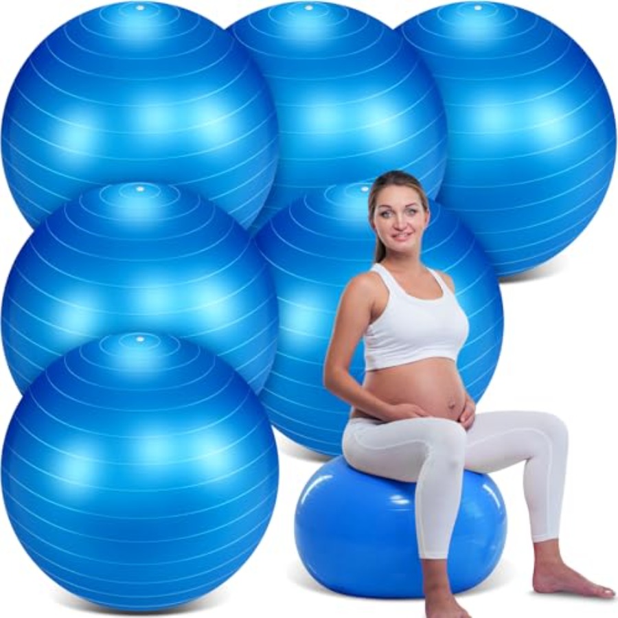 6 Pack Exercise Ball Bulk Infl - Pilates Yoga Ball Exercises recension och pris