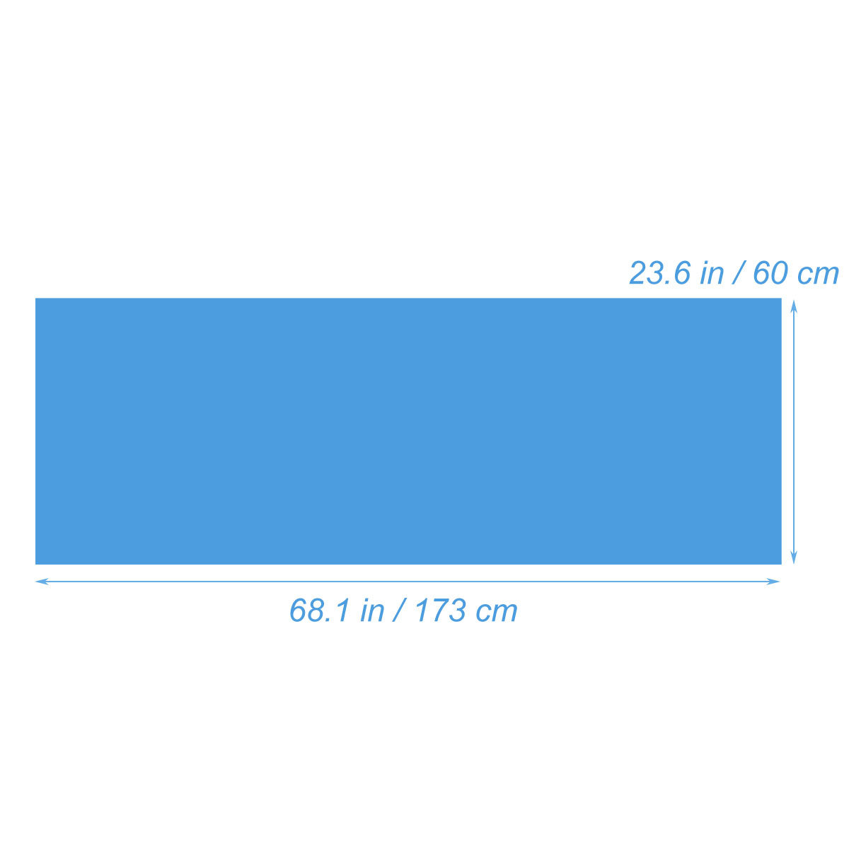 Anti-Slip Eva Yoga Mat Blue Po - Pilates Yoga Joint recension och pris