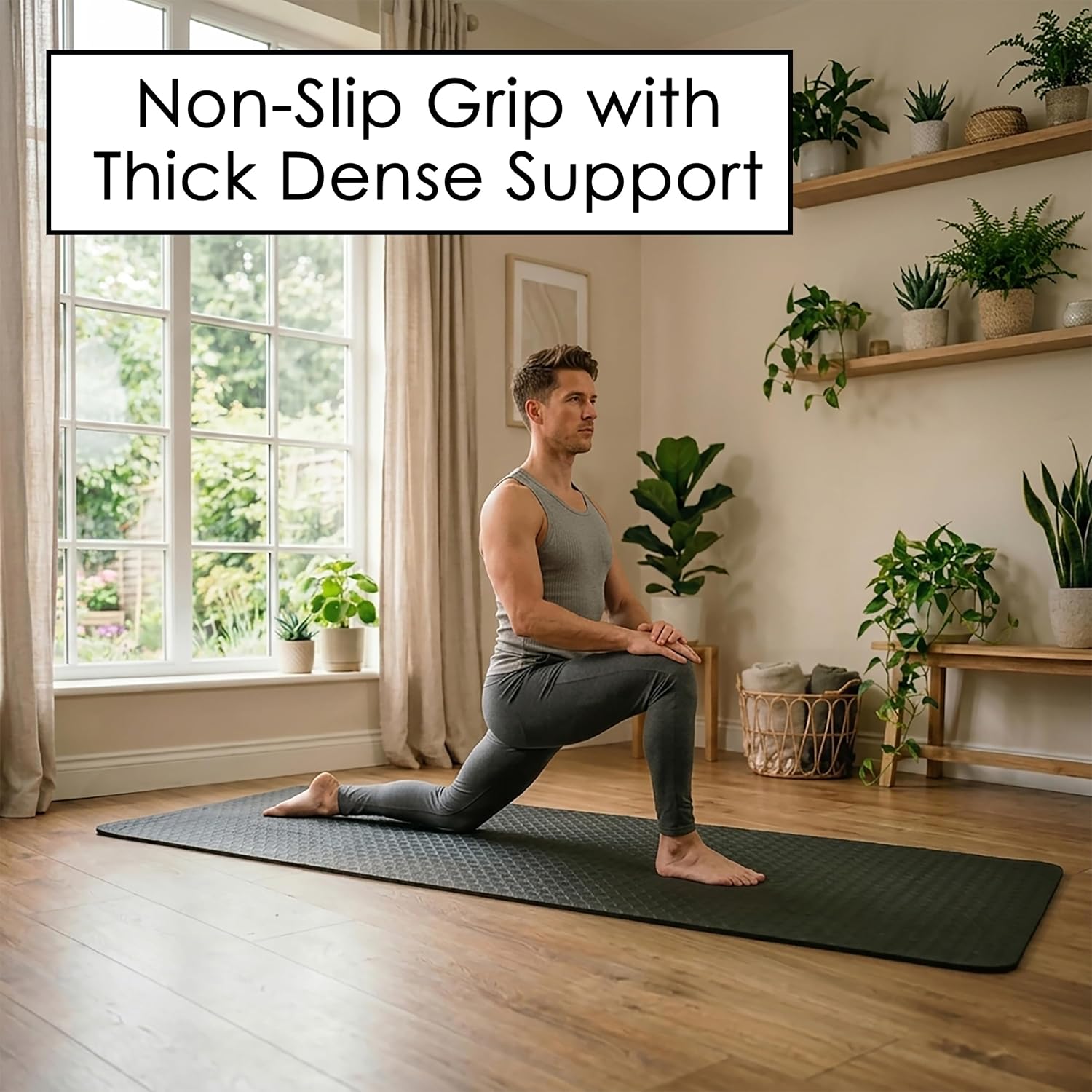 Extra Thick Yoga Mat 10mm XL 8 - Pilates Yoga Joint recension och pris