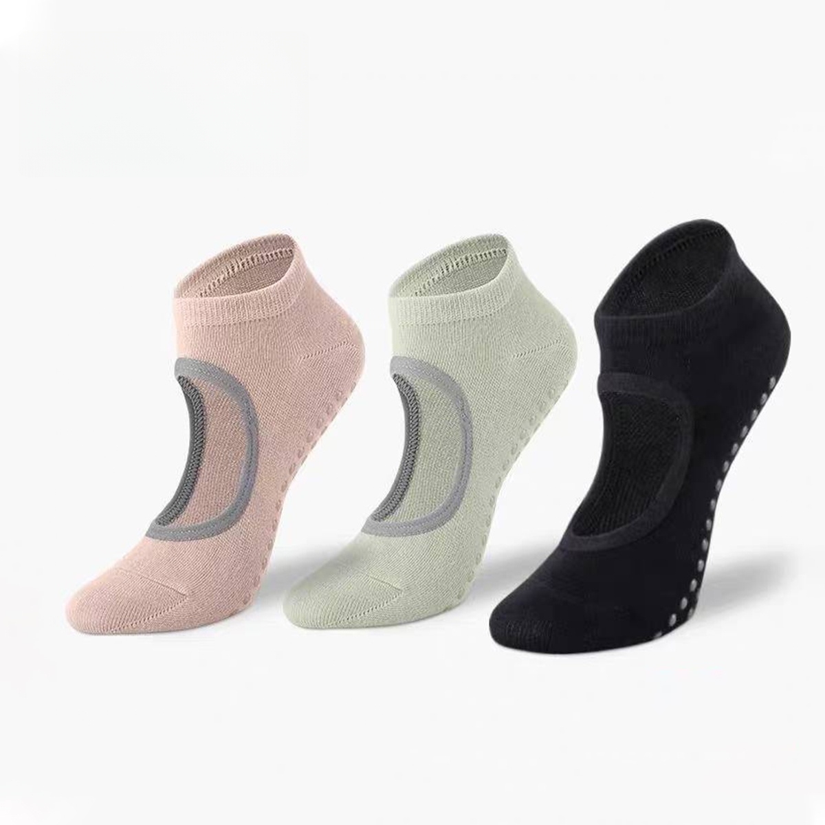 Non-Slip Yoga Socks for Women  - Pilates & Yoga Elastic Band recension och pris
