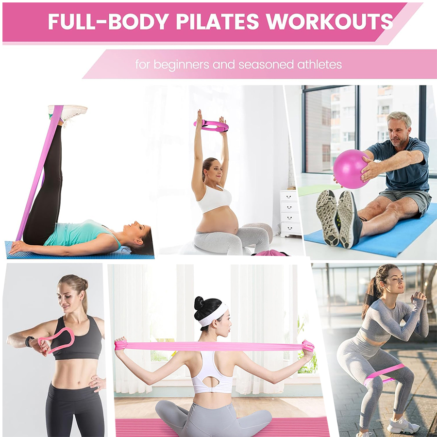 Customized LOGO 5-Piece Home G - Pilates Yoga Ball Exercises recension och pris