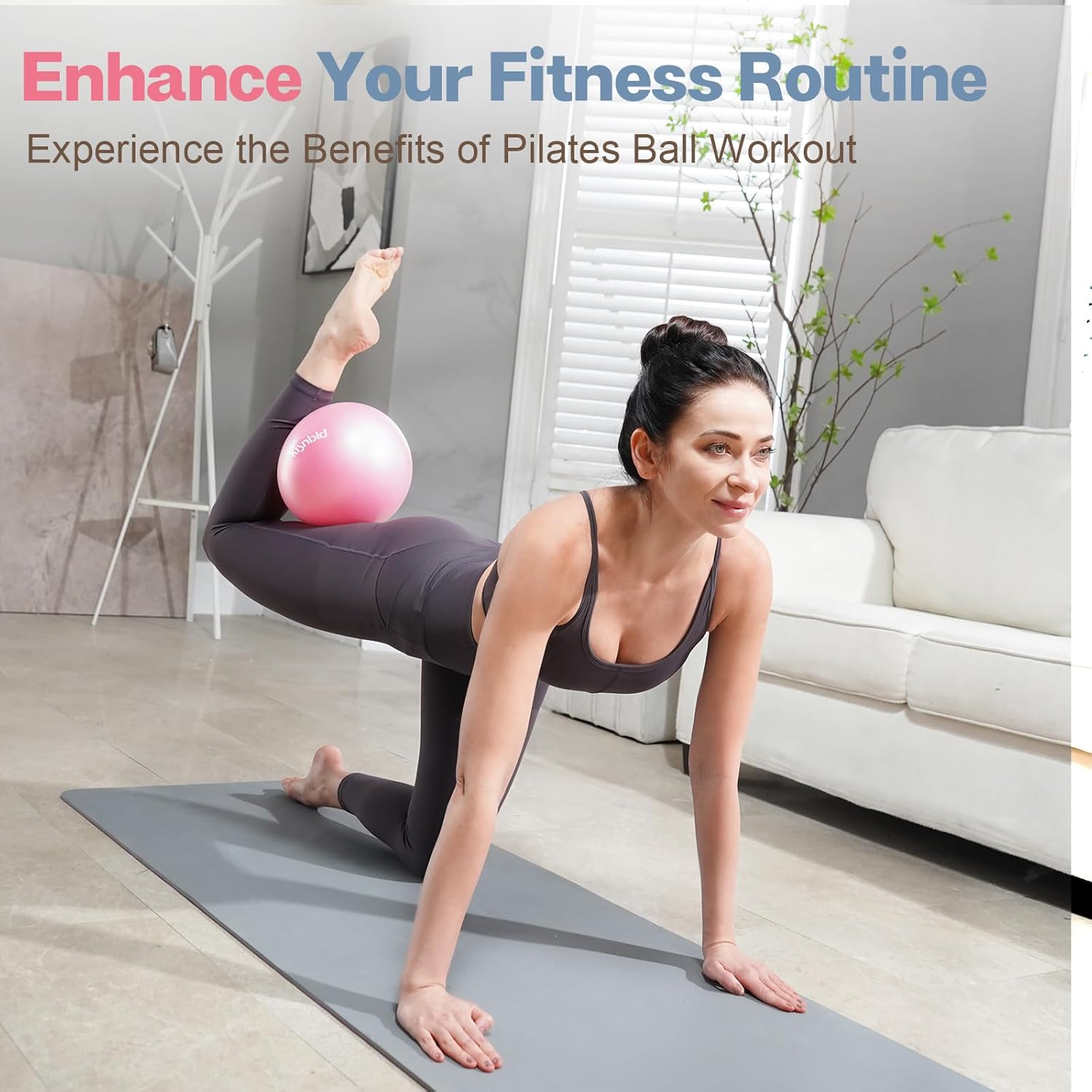 kisnbld Small Exercise Ball, 9 - Pilates Yoga Ball Exercises recension och pris
