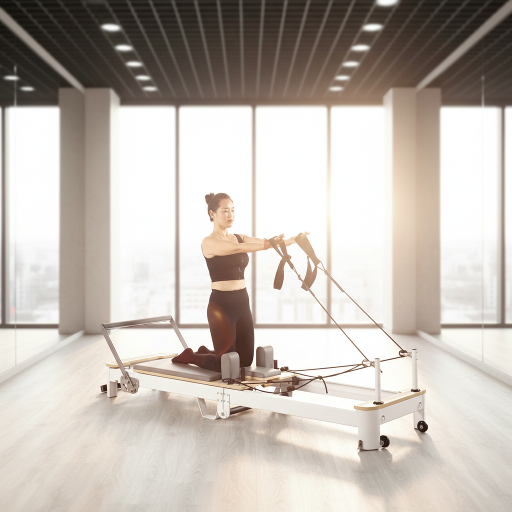 Oak Pilates Reformer, White Al - Pilates & Yoga Elastic Band recension och pris
