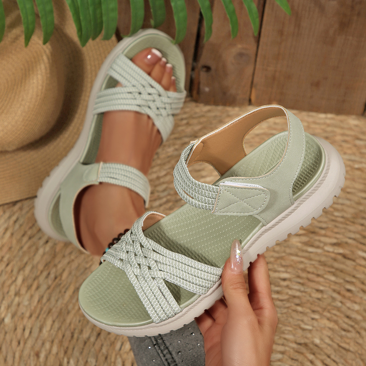 Women Sport Sandals Velcro Clo - Pilates Yoga Gym recension och pris