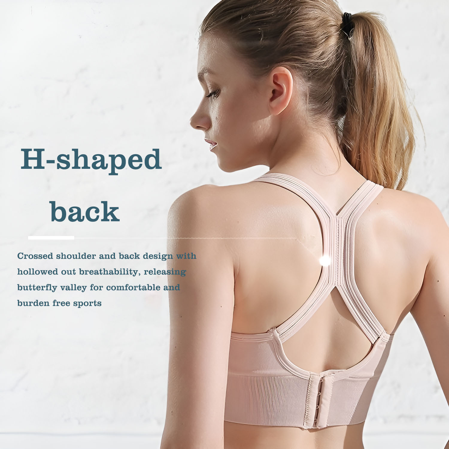 Women's Cross Back Sports Bra  - Pilates Yoga Circle recension och pris