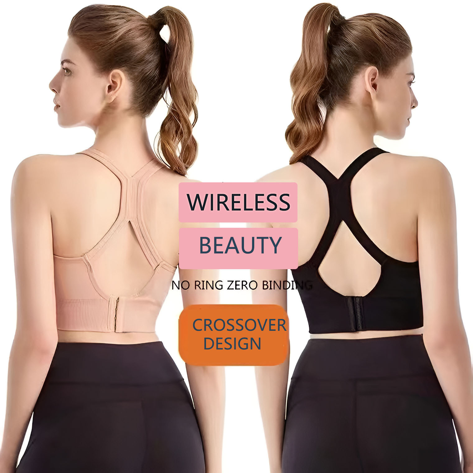 Women's Cross Back Sports Bra  - Pilates Yoga Circle recension och pris