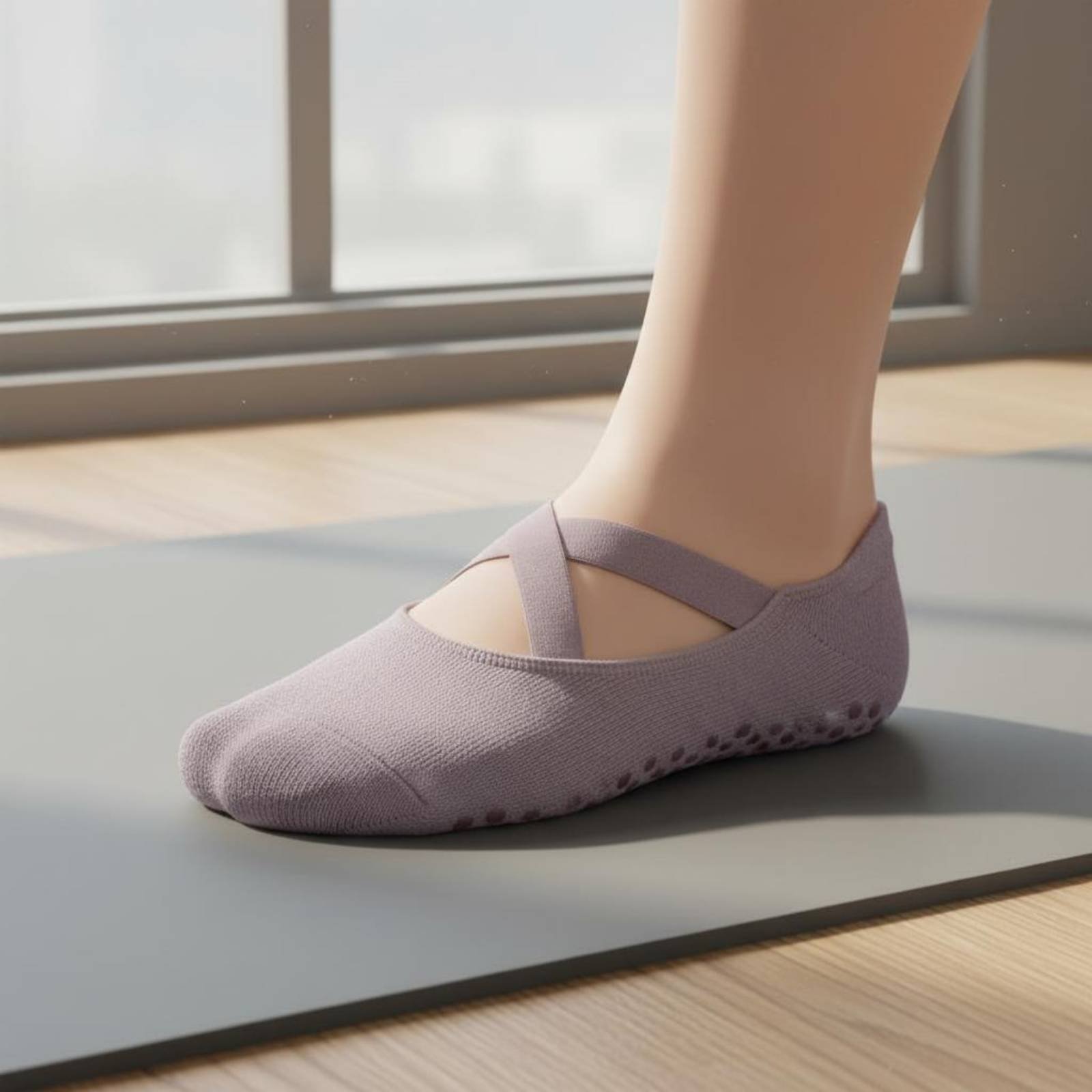 Non Slip Fitness Socks Breatha - Pilates Yoga Studio recension och pris