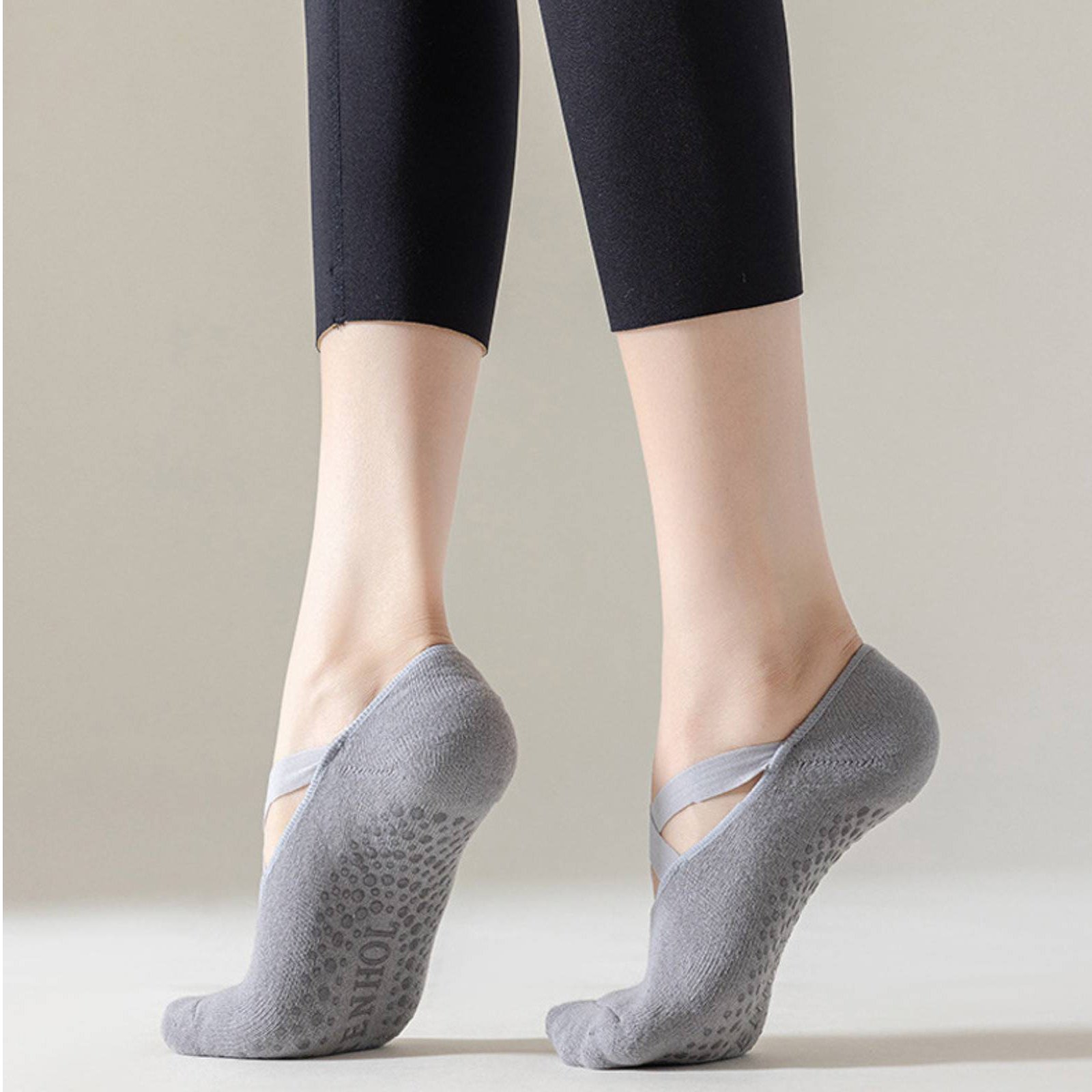 Non Slip Fitness Socks Breatha - Pilates Yoga Gym recension och pris