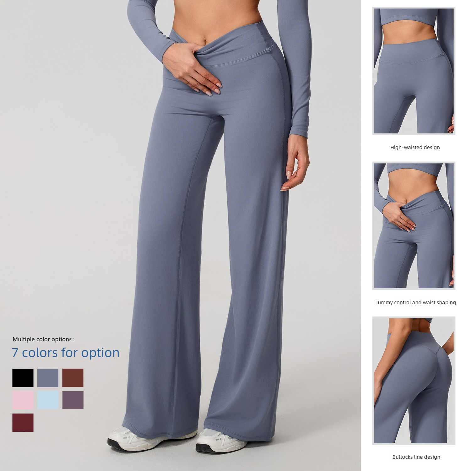 Lezyan Loose Soft Yoga Wide Le - Pilates Yoga Gym recension och pris