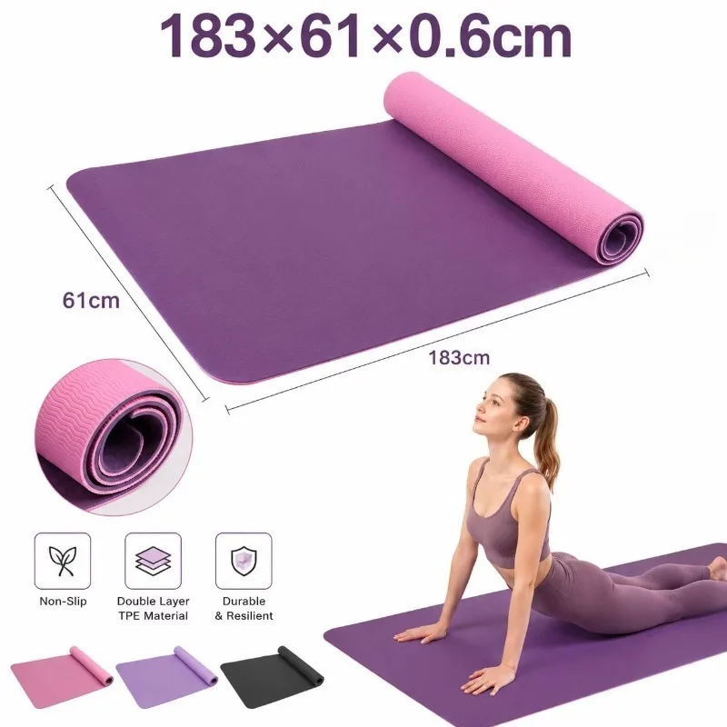 Yoga Mats Anti-slip Sport Fitn - Pilates Is Yoga recension och pris