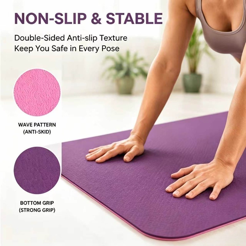 Yoga Mats Anti-slip Sport Fitn - Pilates Is Yoga recension och pris