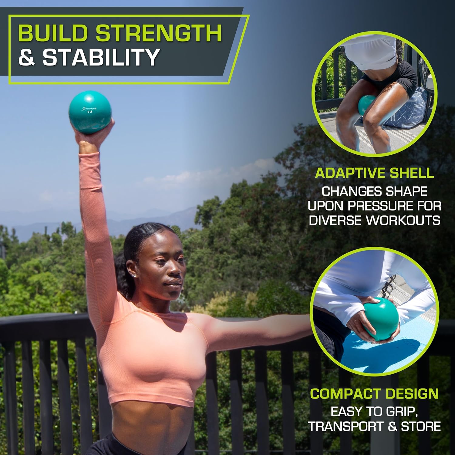 Weighted Toning Exercise Balls - Pilates Yoga Ball Exercises recension och pris