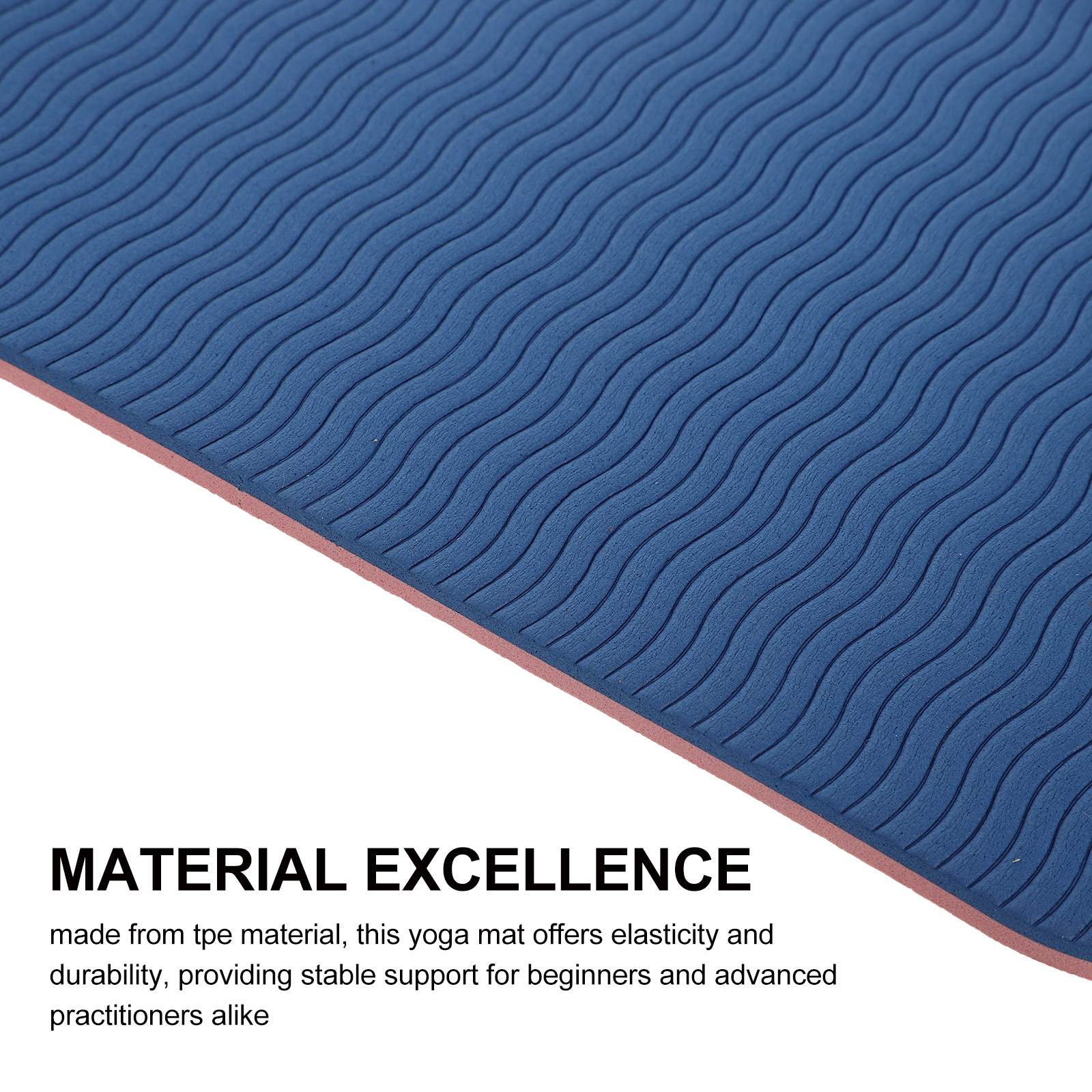 Thick Wide Tpe Yoga Mat Non Sl - Pilates Yoga Joint recension och pris